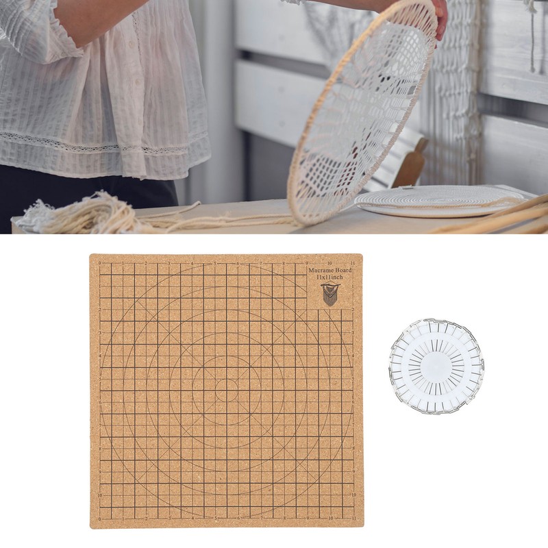 Macrame Board Double Side Macrame Project Board DIY Grids Braiding