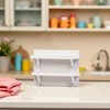 2pcs White Dollhouse Wall Shelves, Dollhouse Storage Wall Shelves, Kitchen
