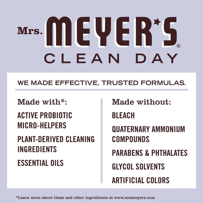 MRS. MEYER'S CLEAN DAY Probiotic Multi-Surface Spray, Made with Essential