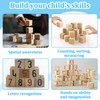Wood Blocks for Crafts, 30 PCS 2 Inch Unfinished Wood