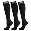 SB SOX 3-Pair Compression Socks for Women & Men (15-20mmHg)