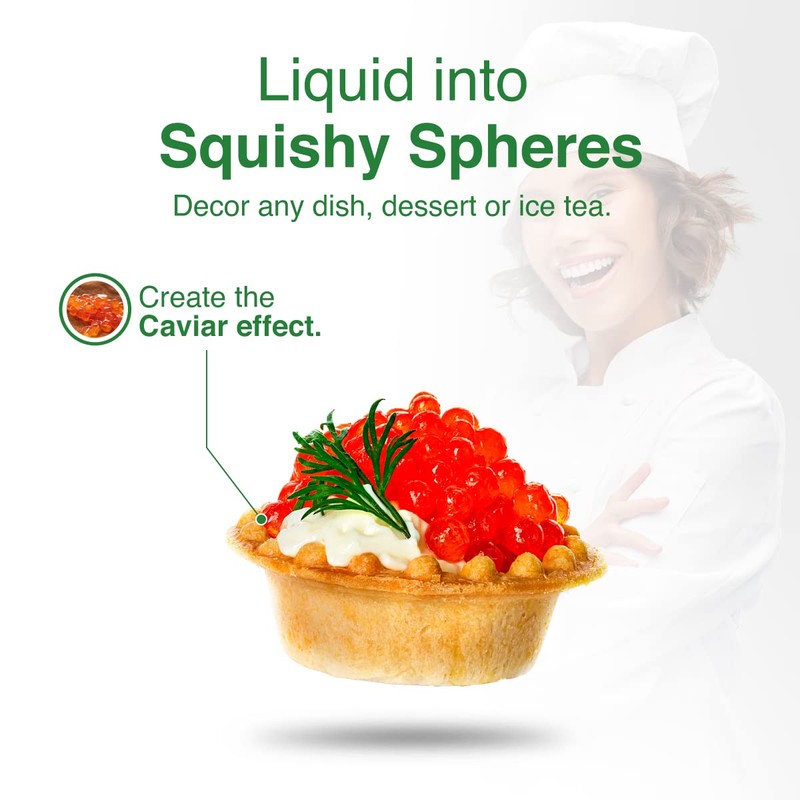 Sodium Alginate 100% Food Grade | Natural Thickening Powder &