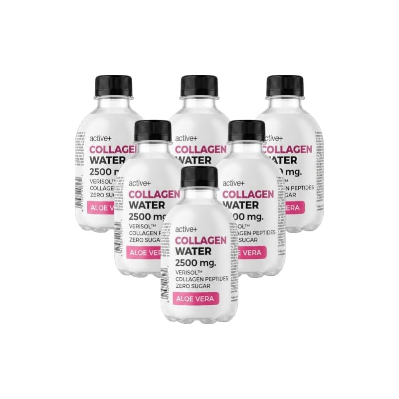 Active+ Collagen Water Aloe Vera 2500mg VERISOL™ Peptides 6x240ml
