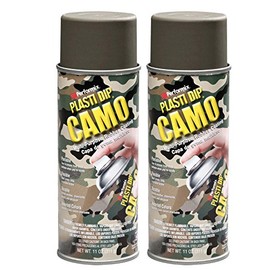 Plasti Dip Flat/Matte Camo Green Multi-Purpose Rubber Coating 11 oz oz.