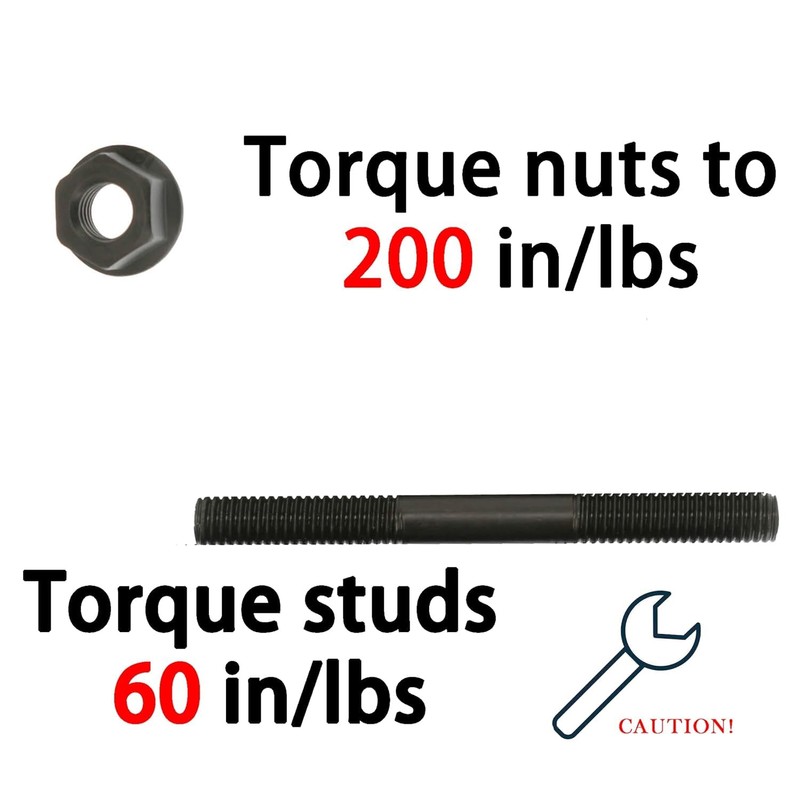 JMCHstore High Performance Cylinder Head Studs Kit for Predator 212