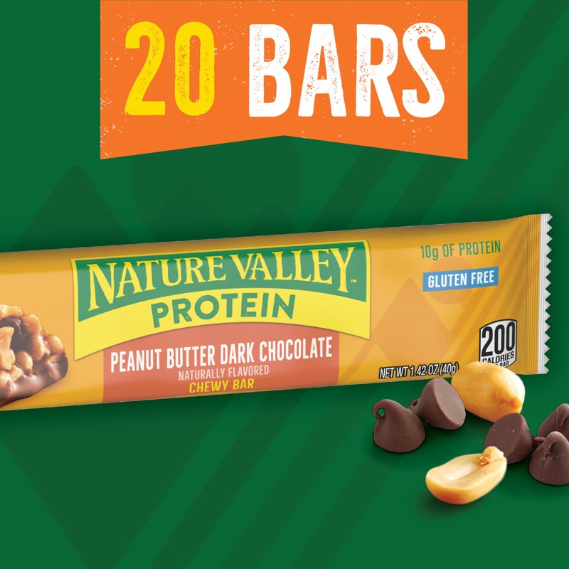 Nature Valley Nature Valley Protein Chewy Bars, Peanut Butter Dark