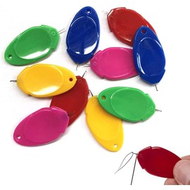 12pcs Needle Threaders, H HOME-MART Needle Threader Tool, Needle Threaders for Hand Sewing, Simple Needle Threader Great for Needle Work, Sewing Machine, Embroidery, Sewing Craft