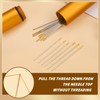 GarfxG 30pcs Self Threading Needles Easy Threading Hand Sewing Needles