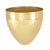 B&P Lamp® 4" Dia. Smooth Brass Cap, Unfinished