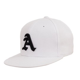 4sold Fullcap 6 Panel Baseball Cap Baseball White Versch Snap (Designer Baseball Cap, Men Women Unisex Adult) Hip-Hop Hat, Snapback Closure, a