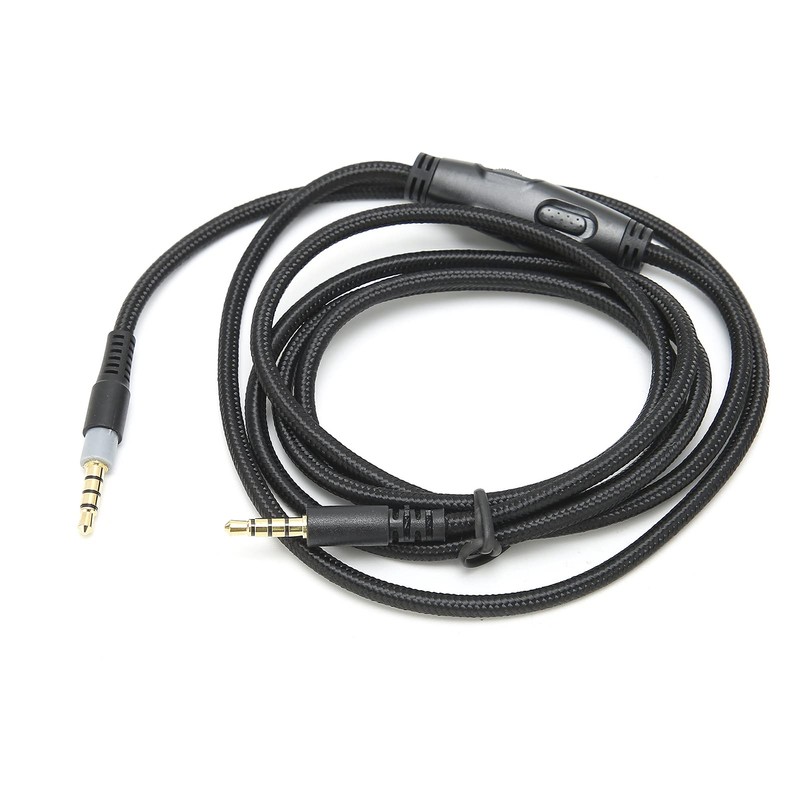 Slim Audio Cable Jack, Microphone Volume Control Replacement Audio Aux