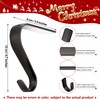Christmas Stocking Holders for Mantel, Stocking Hangers Set Mantle Hooks