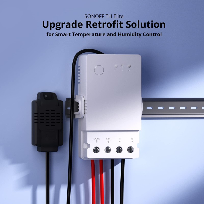 SONOFF THR320 Origin 20A Smart Schalter mit Temperatur und Luftfeuchtigkeit