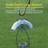 Bird Feeders Protective Cover Prevent Squirrel Clear Bird Feeder Protective