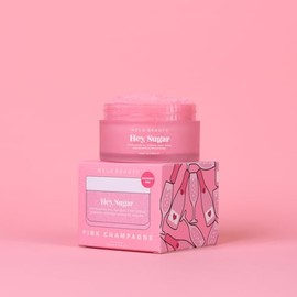 NCLA Beauty Hey Sugar Exfoliante Corporal Natural - Exfoliante de Azúcar Hidratante - Mantecas de Karité, Cacao y Mango - Champán Rosado - 100 ml