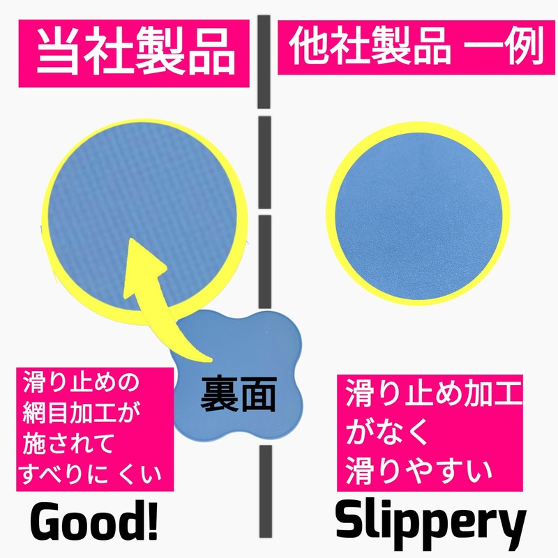 Greaphant Yoga Mat Knee Elbow Light Blue 2 Pack Exercise