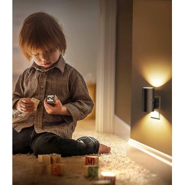 LED Night Lights Plug into Wall,Dusk to Dawn Sensor Night Light,0-300LM Adjustable Brightness,Warm White 2700K,Dimmable Night Lights for Kitchen Hallway Bedroom Bathroom 4 Pack