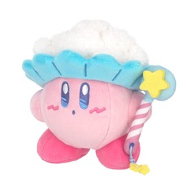 SAN-EI KSD-01 Kirby Sweet Dreams Plush Toy, Awawa Kirby, W 6.5 x D 4.7 x H 5.5 inches (16.5 x 12 x 14 cm)