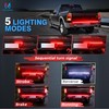 MICTUNING 60 inches Triple Row 504 LEDs Tailgate Strip Light