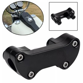 Unbranded Black 1 1/2" Handlebar Riser Clamp For Harley Dyna Heritage Classic FLHCS 114