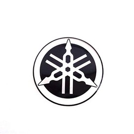 Yamaha Tuning Fork Emblem Sticker, Silver, Genuine Product, 1.8 inches (45 mm)