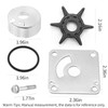 ZUDKSUY 6L2-W0078-00-00 Water Pump Impeller Repair Kit Replacement for Yamaha