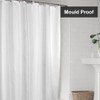 Lkw Ogechi White Shower Curtain Waterproof 200/220/240 CM Drop, 240