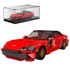 Mould King Speed Champions Aston Martin DBS Model Car Building Kit with Display Case, 27063 Sports Car Building Blocks, Race Car Toy for Adults and Kids 8+, 354 PCS