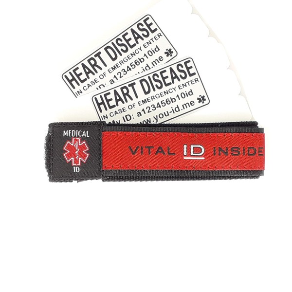 Heart Disease Bracelet, Heart Disease Alert Bracelet, Awareness Bracelet for