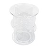 360 Degree Rotation Rotating Makeup Organizer Transparent Stable Base Cosmetic
