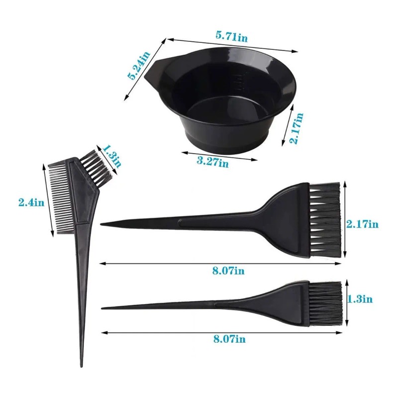 21pcs Herramientas Para Teir El Cabello Botella De Peine