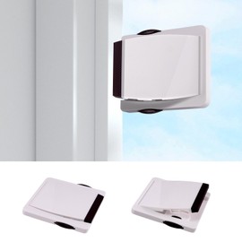 COIYINGJAUNEI Sliding Door Lock for Child Safety - Window Locks for Vertical Sliding Windows, 2 PCS Baby Door Lock Sliding Glass Door Lock for Sliding Windows, Patios Doors, Closet Doors,Cabinet Doors