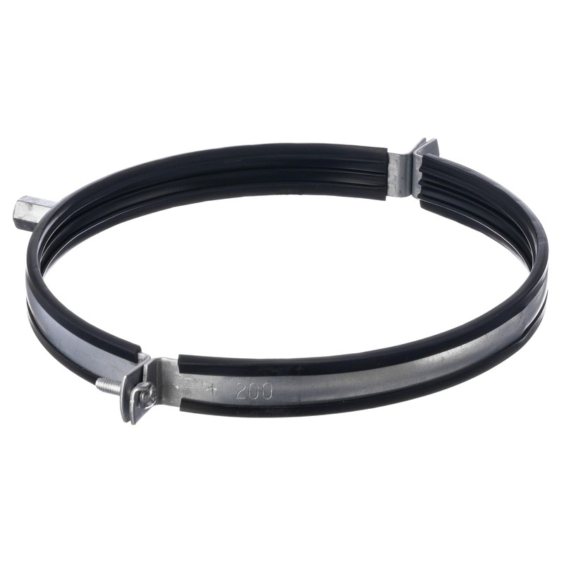 LIRAST 8" Pipe Hanger - Metal Duct Clamp with Rubber