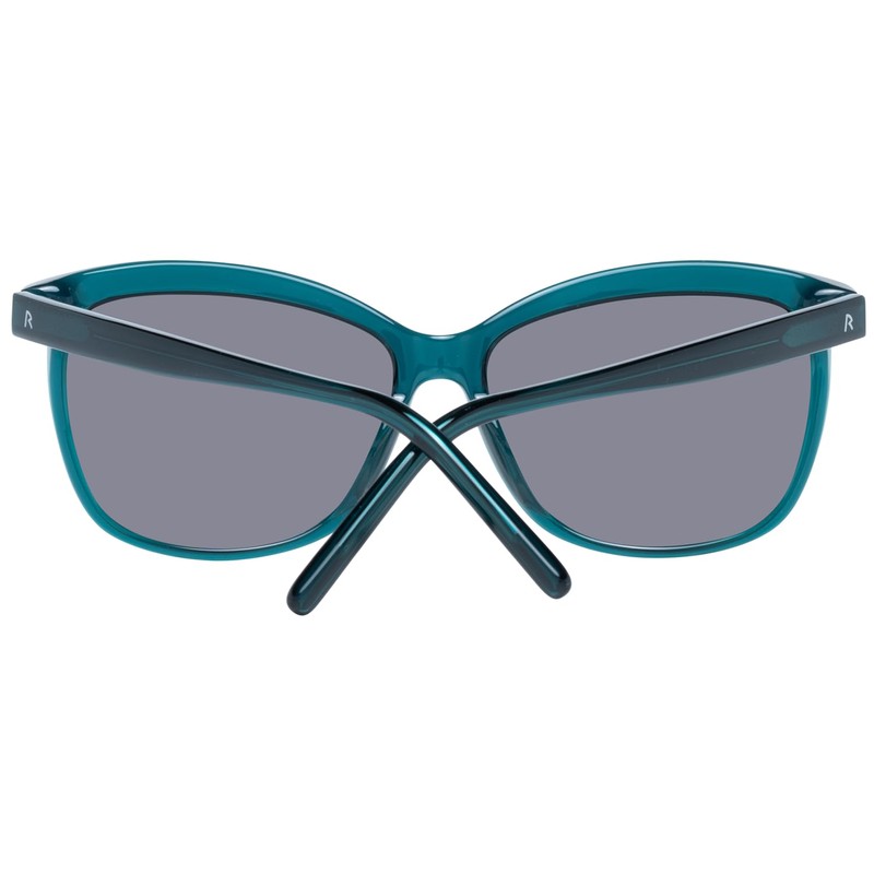 Rodenstock Women's Cat Eye Sunglasses R3271 D 59 Green 100%