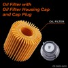 Oil Filter with Oil Filter Housing Cap and Cap Plug