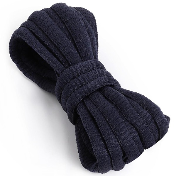 VSUDO 160 cm Oval Navy Blue Trainer Laces for Trainers,