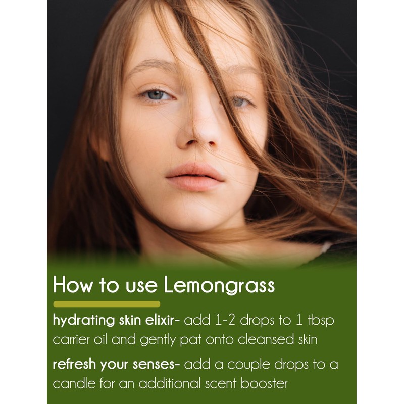 GreenHealth - Lemongrass Essential Oil - 16 fl oz -