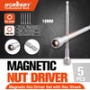 5x 8mm / 10mm Magnetic Power Nut Setter Driver Bit