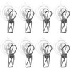 JZMYXA Suction Cup Clip, Sucker Diameter 45mm,8 Pack