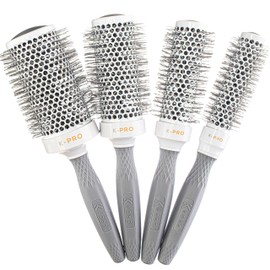 Kobe K-Pro Set of 4 Ceramic + Ionic Radial Blowout Brush - Blowdry Brush - Heat-Retaining