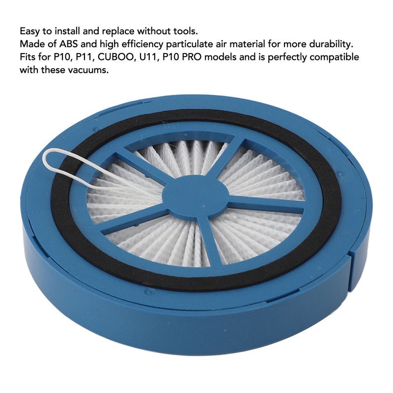 Filter Element ABS Easy to Install Vacuum Cleaner Filters Spare