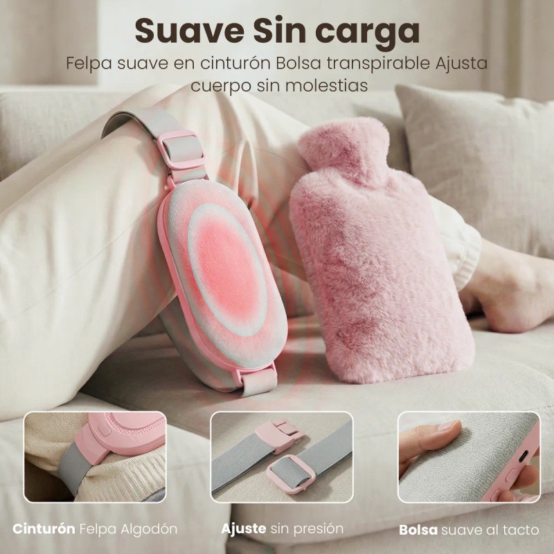 Cinturon Eléctrico Bolsa Termica Para Colicos Menstruales