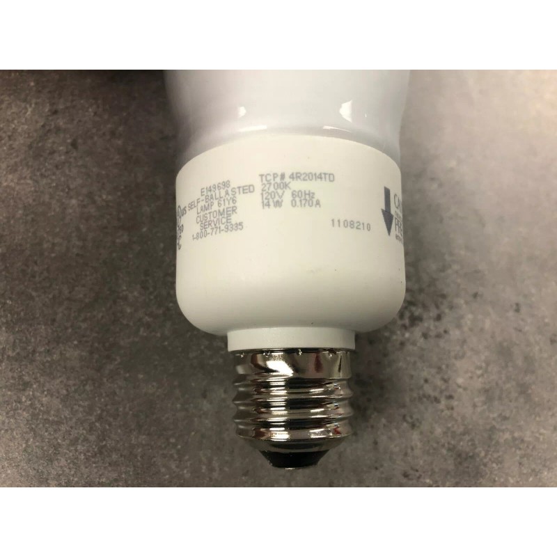 TCP 14W R20 CFL Flood Lamp Long Life 2700K