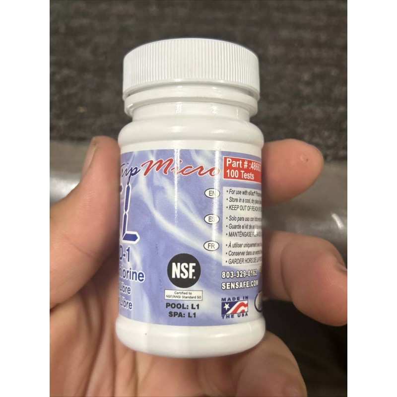 Industrial Test Systems 486637 Test Strips: Free Chlorine, 1PK