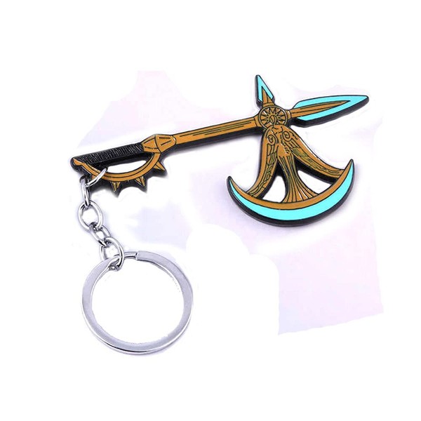 PIDAK Divina of the Holy Treasure Axe Keyring, lightblue
