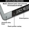 License Plate Bracket Black and White License Plate Frames EMT