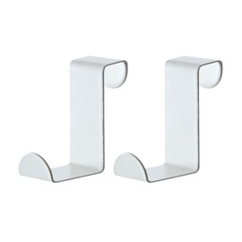 KAXIMON Door Hanger Hooks, 2 Pack Door Hanger without Nails for Bathroom, Kitchen, Office - Coat Hanger Hooks, Ideal for Bedroom, Bathroom, Wardrobe