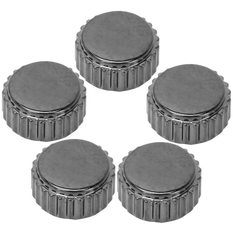 5pcs Professional Watch Head Steel Watch Crown Repairing Parts Replacement