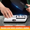 Professional Electric Knife Sharpener, 2-Stage Home Kitchen Knives Sharpening