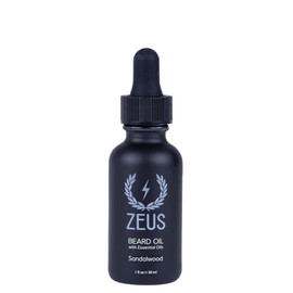 ZEUS Natural Beard Oil for Men with Essential Oils (Sandalwood)